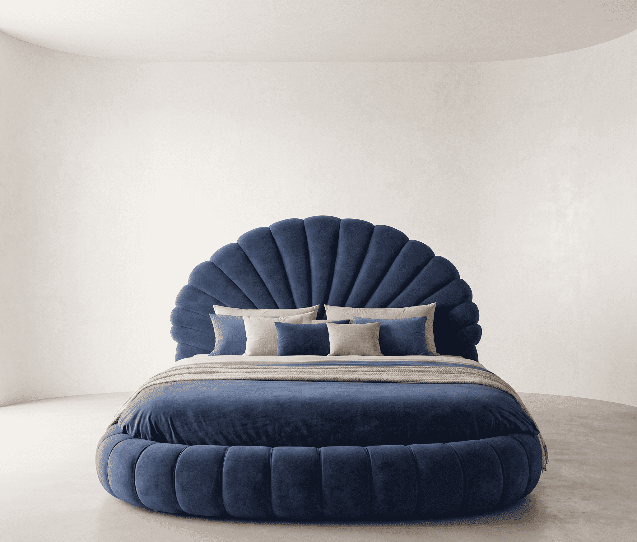 The Marina Scallop — Curved Beds. by BEDCRAFT