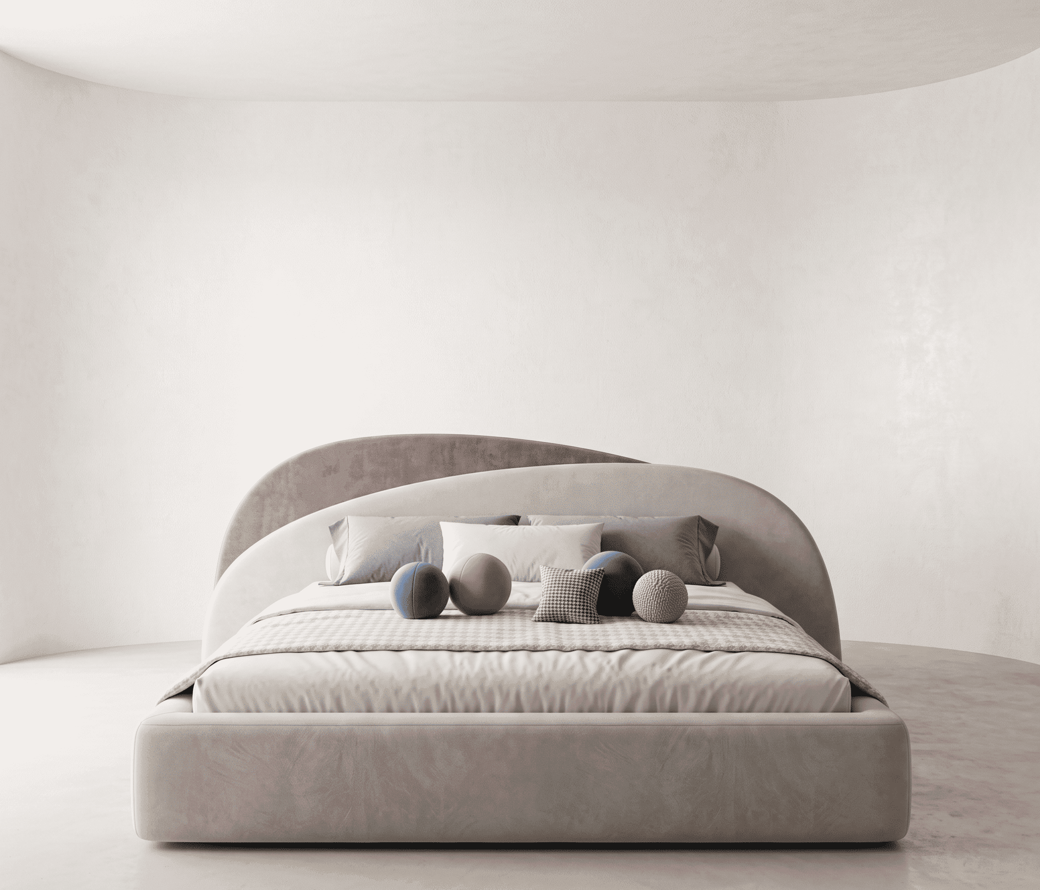 The Eclipse Asymmetrica — Curved Beds. by BEDCRAFT
