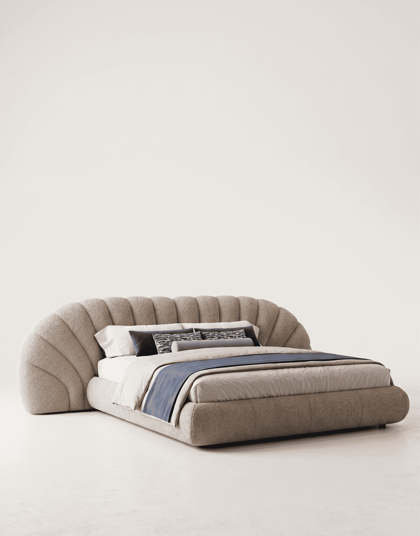 The Bolzano Shell — Curved Beds. by BEDCRAFT