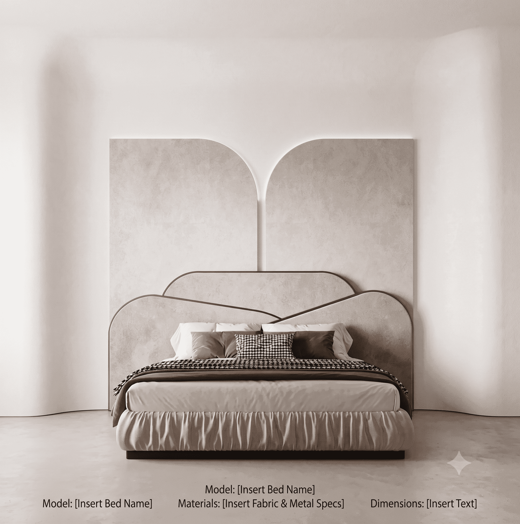 The Petalo Plissé — Hotel Beds by BEDCRAFT