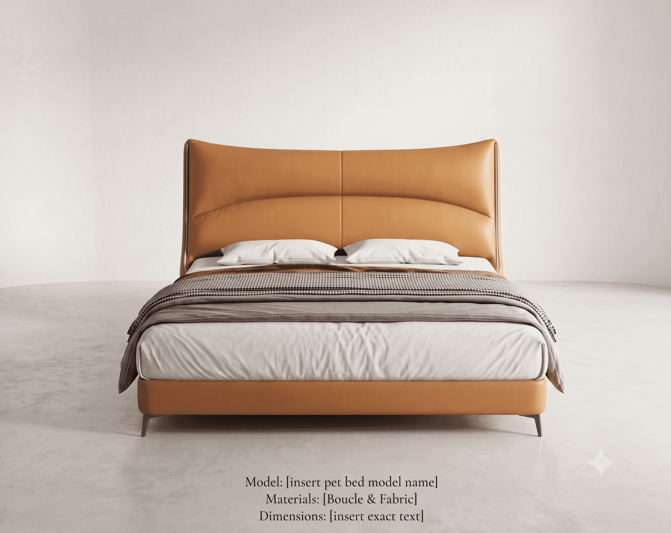 The Forma Diagonale — Premium Leather Beds. by BEDCRAFT