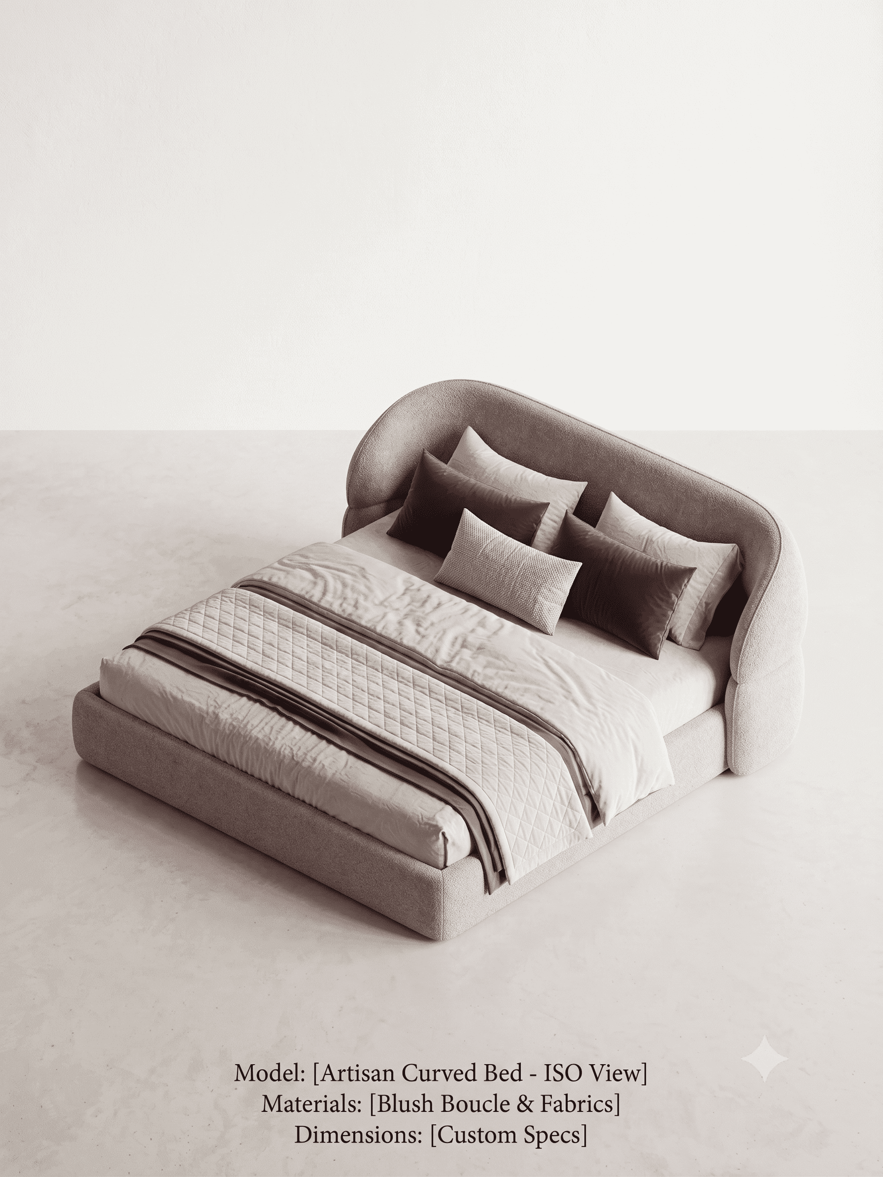 The Arcos Shelter king — Contemporary king size beds by BEDCRAFT